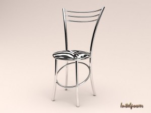 chair for kitchen 2 Model 3D