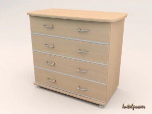 commode Modèle 3D