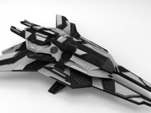 space ship Model 3D
