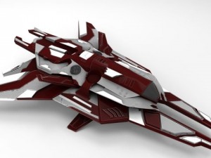 space ship Model 3D