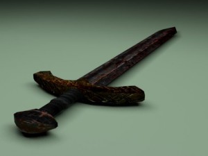 viking sword Modelo 3D