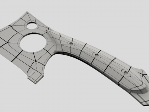 custom knife 3D Модель