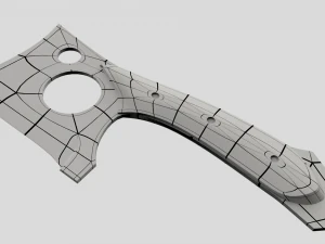 custom knife 3D Model