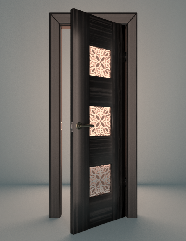 interior doors 3D Model .c4d .max .obj .3ds .fbx .stl .blend 