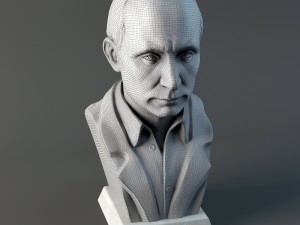 putin Modello 3D
