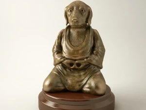 cachorro Buda Modelo 3D