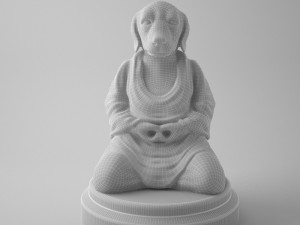 buddha dog 3D 模型