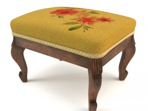 antique vintage franch chair 3D मॉडल