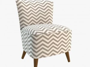 cadeira ziguezague Modelo 3D