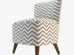 cadeira ziguezague Modelo 3D