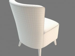 cadeira ziguezague Modelo 3D