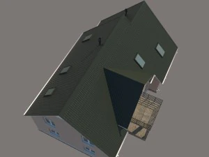 middle-poly cottage 01 3D Model