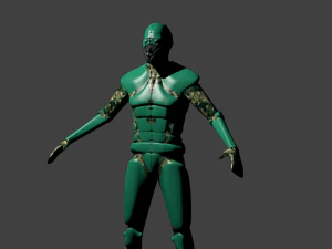 przyszły żołnierz Model 3D