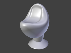 futurisya chair 3D-Modell