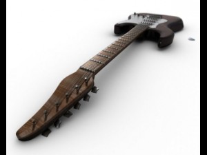 electric guitar 3D 模型