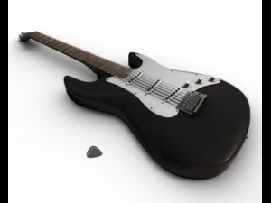 electric guitar 3D Model