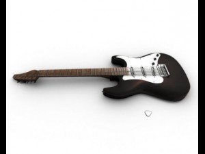 electric guitar 3D 模型