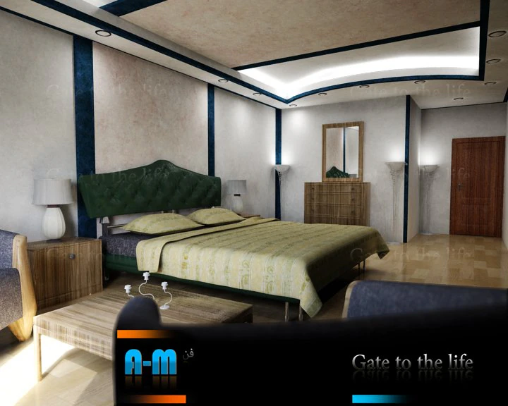 room 3D Model .c4d .max .obj .3ds .fbx .stl .blend 