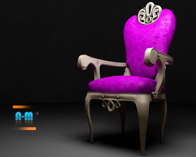 cadeira Modelo 3D .c4d .max .obj .3ds .fbx .stl .blend