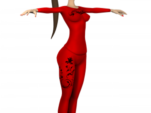 irene toon girl 3D Model