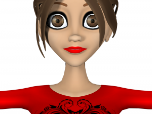 irene toon girl 3D Model
