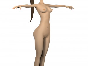irene toon girl 3D Model