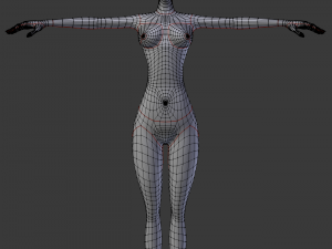 irene toon girl 3D Model