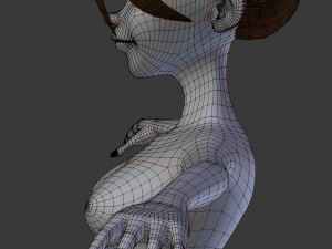 irene toon girl 3D Model