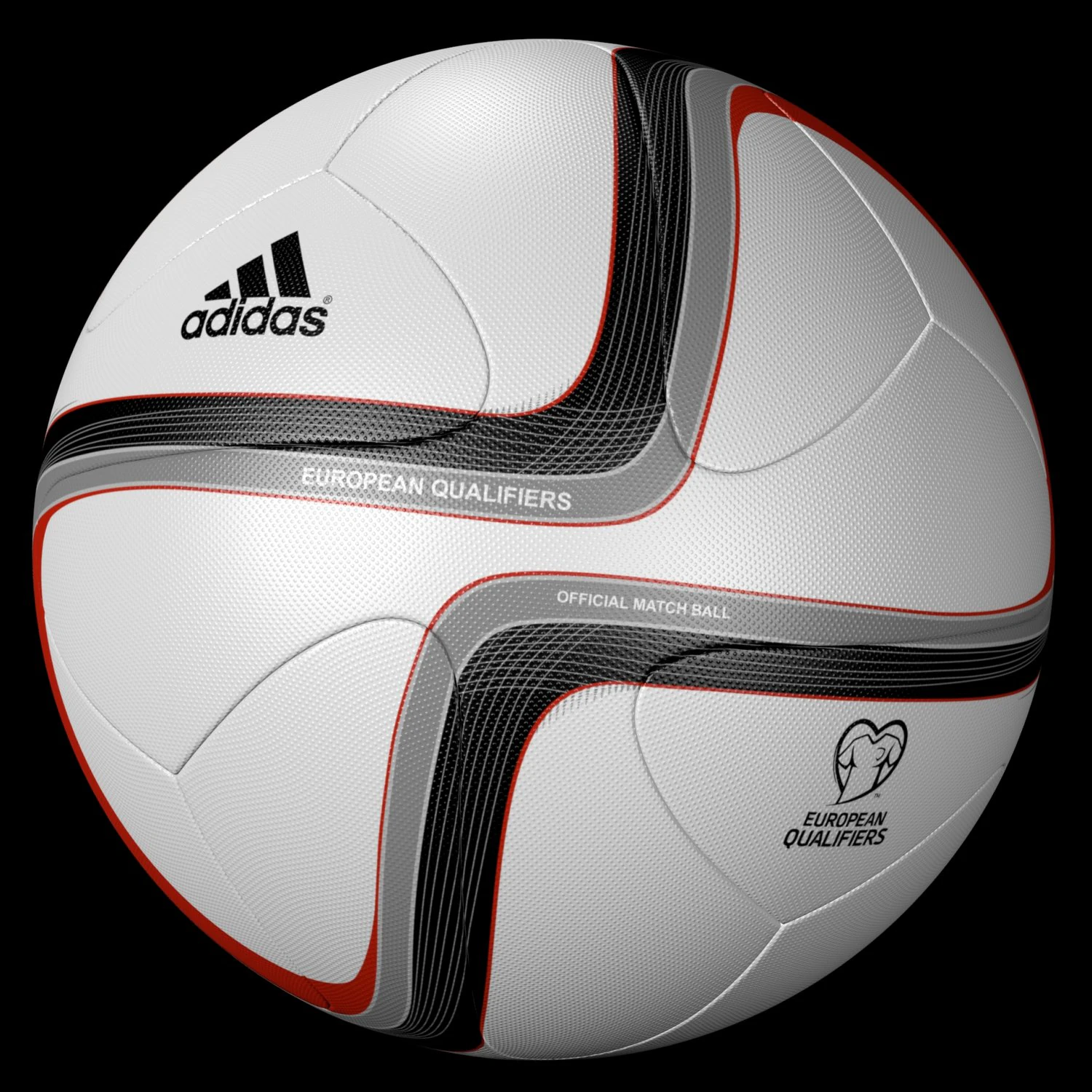 adidas official qualifier ball 2016 3D Model .c4d .max .obj .3ds .fbx .stl .blend