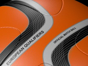 adidas official qualifier ball 2016 orange 3D Model