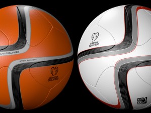 adidas euro 2016 qualifier balls set 3D Model