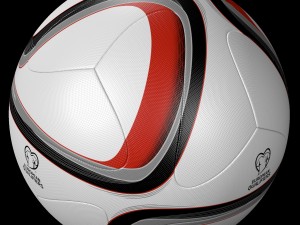 adidas euro 2016 qualifier balls set 3D 모델