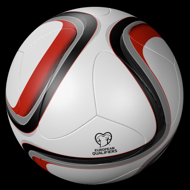 adidas euro 2016 qualifier balls set 3D in