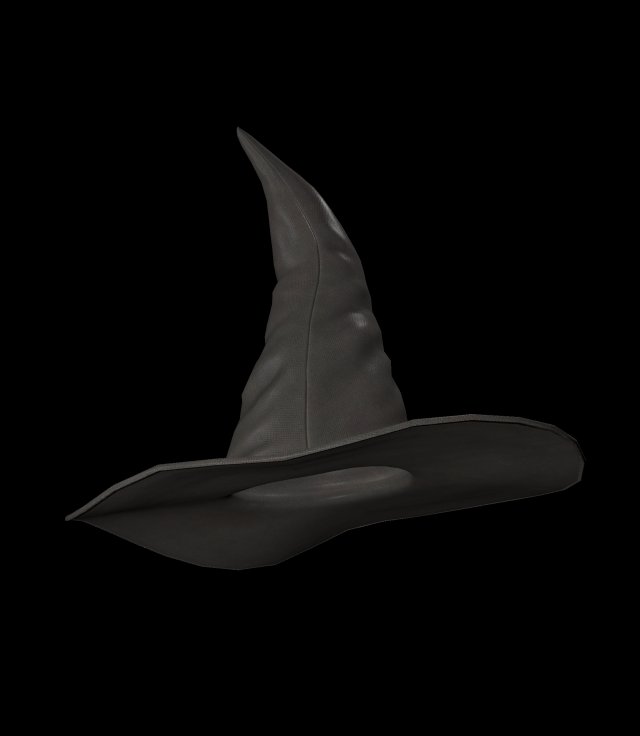 witch hat Modelo 3D .c4d .max .obj .3ds .fbx .stl .blend