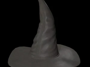 डायन टोपी 3D मॉडल