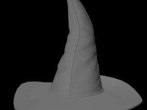डायन टोपी 3D मॉडल