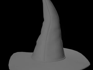 डायन टोपी 3D मॉडल