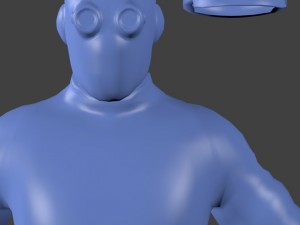 ue4 basemesh character 3D 模型