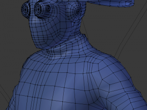 ue4 basemesh character 3D 模型