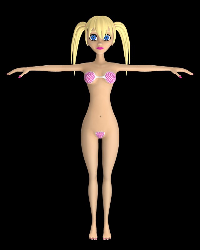 alisatoongirl 3D Model .c4d .max .obj .3ds .fbx .stl .blend 