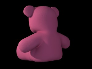 teddy bear pink 3D Model
