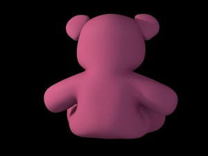 teddy bear pink 3D Model