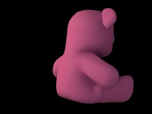 teddy bear pink 3D Model
