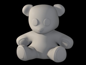 teddy bear pink 3D Model