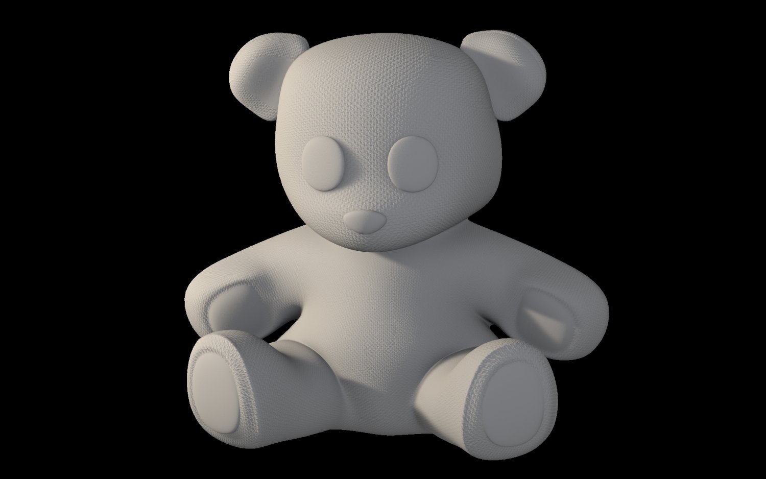 Teddy bear BLENDER 3D Model Cycles 3D model