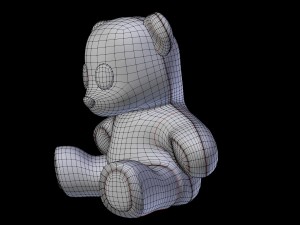 teddy bear pink 3D Model