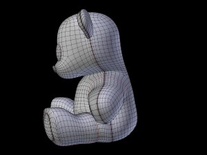 teddy bear pink 3D Model