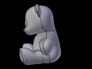 teddy bear pink 3D Model