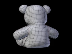 teddy bear pink 3D Model