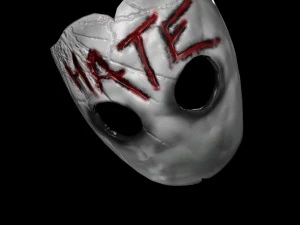 नफरत का मुखौटा 3D मॉडल